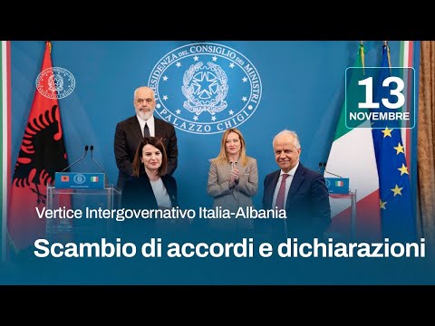 Vertice Intergovernativo Italia-Albania, scambio di accordi e dichiarazioni alla stampa – LIS