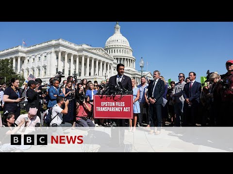 US House expected to approve resolution to release Epstein files | BBC News