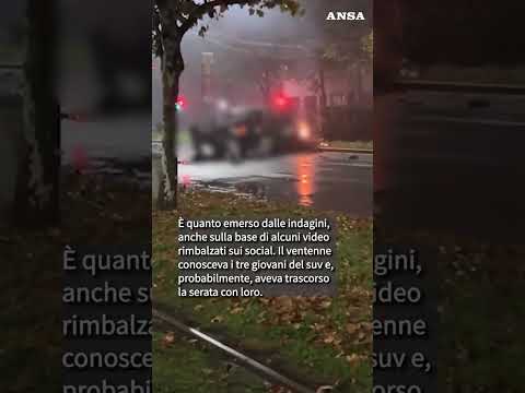 Suv contro auto a Milano, il 20enne non guidava ma ha soccorso gli amici #ansa #news