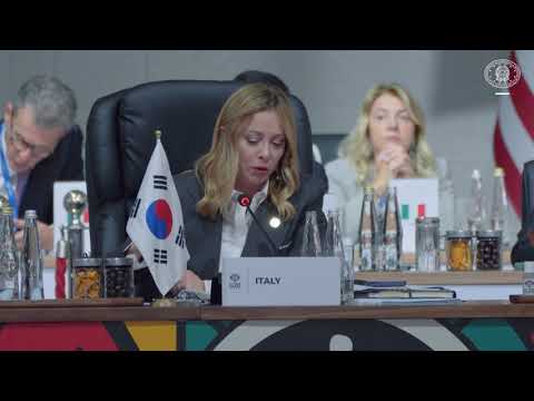 G20 Sudafrica, l’intervento del Presidente Meloni alla prima sessione di lavoro