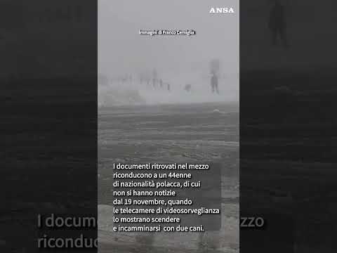 Il giallo del camper lasciato sul Gran Sasso, si cerca un 44enne #ansa #news