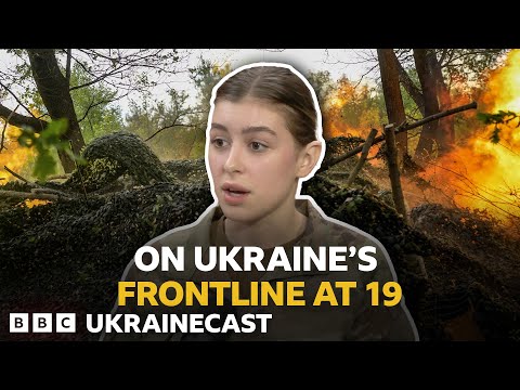 Serving on the frontline in Ukraine as a teenager | BBC Ukrainecast
