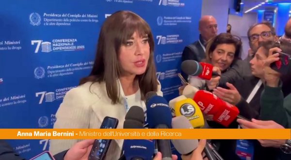 Bernini “300 milioni per un approccio multiplo contro le dipendenze”