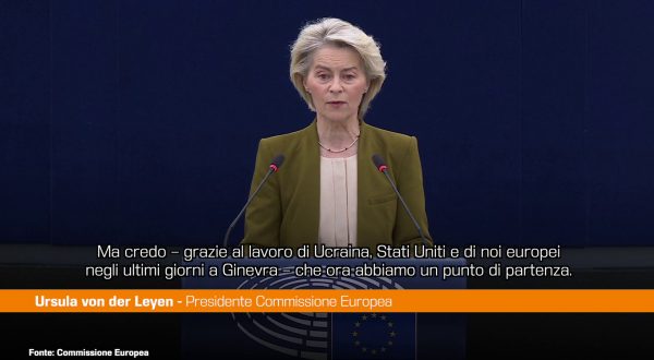 Ucraina, Von der Leyen “Nessuna decisione sull’Europa senza l’Europa”