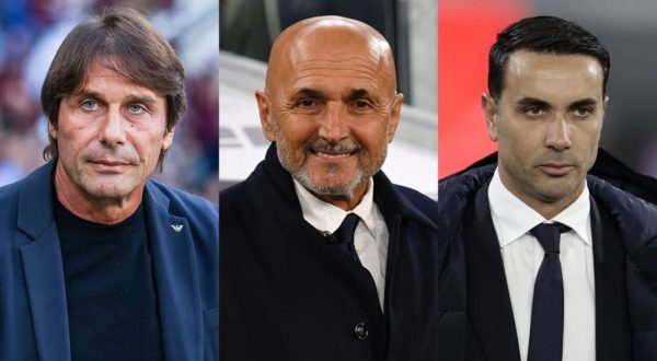Conte, Spalletti e Palladino gli allenatori più citati da Radio e Tv