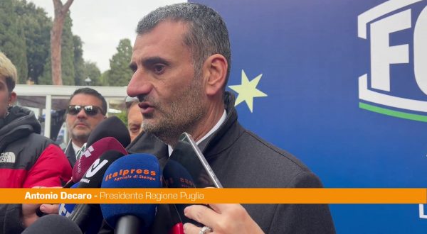 Ex Ilva, Decaro “La decarbonizzazione ha costi, lo Stato deve fare la sua parte”