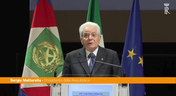 Mattarella “Il volontariato è una leva possente per dare vicinanza”