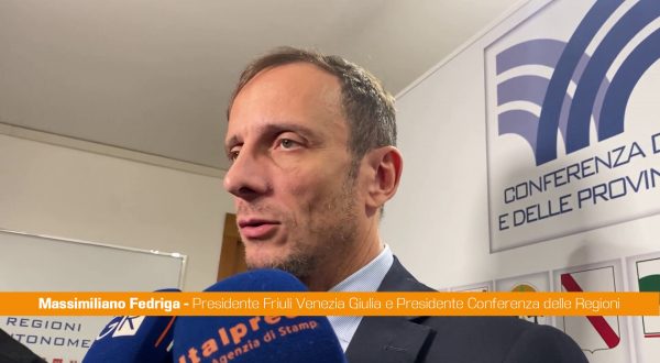 Fondi di coesione, Fedriga “Le Regioni devono essere centrali”