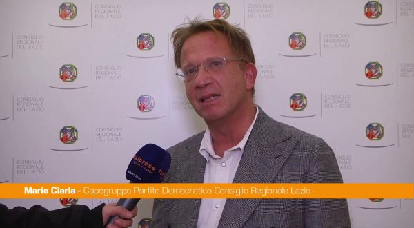 Lazio, Ciarla “Manovra di bilancio insufficiente per lo sviluppo della regione”