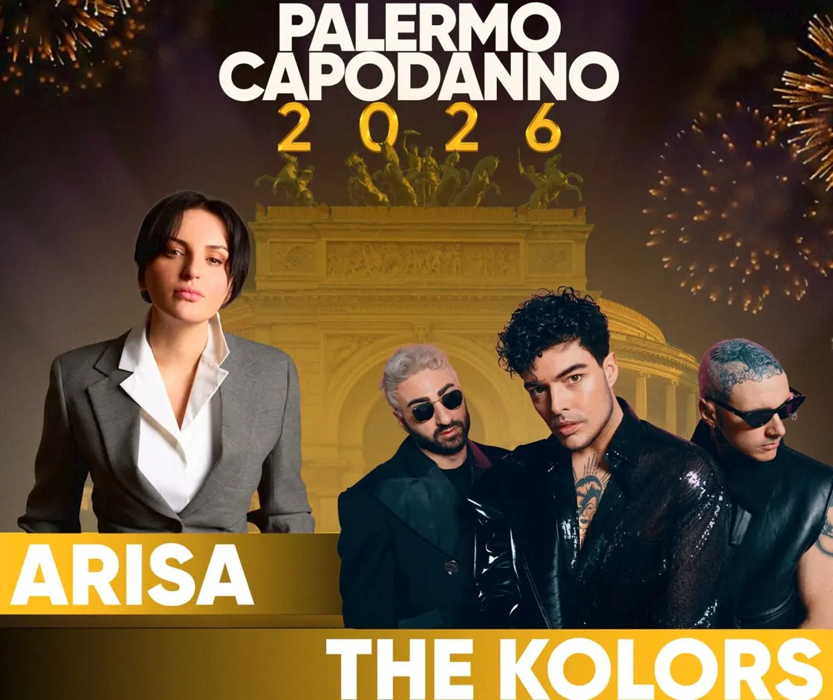 A Palermo il Capodanno in piazza con Arisa, The Kolors e radio Kiss Kiss