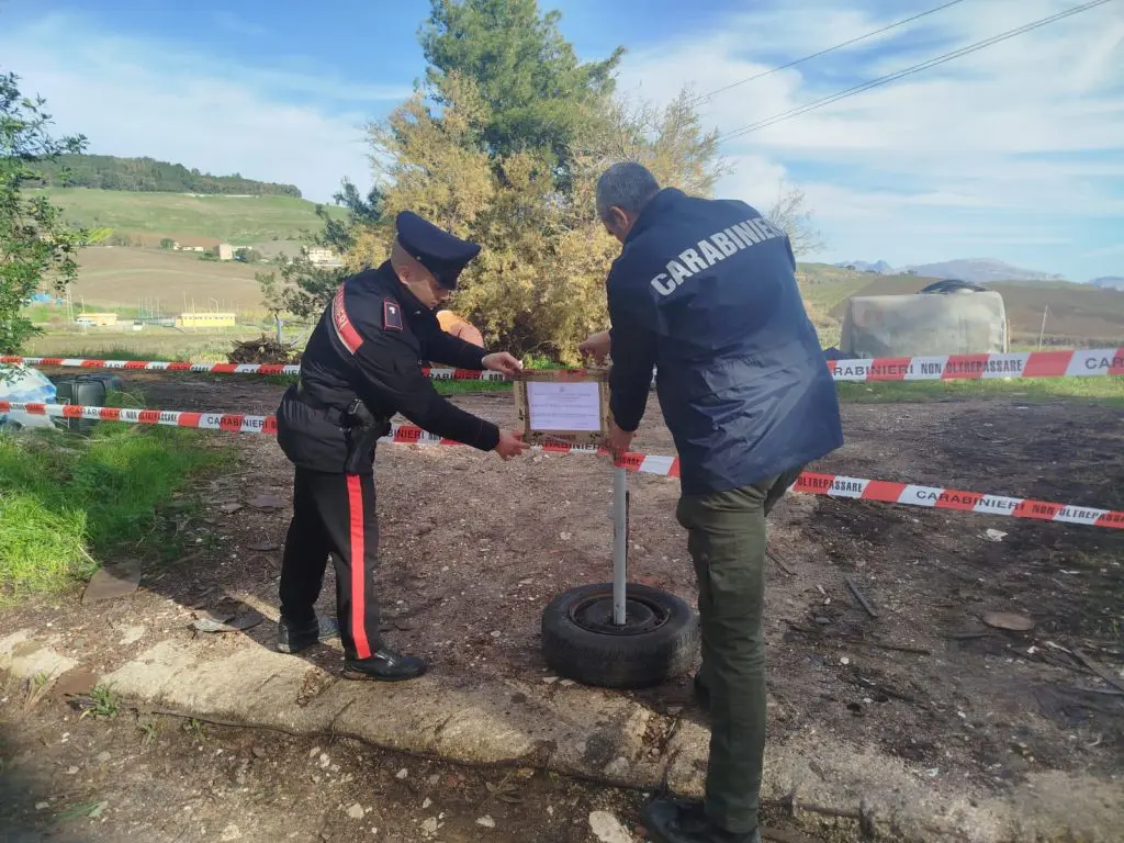 Sequestrata nel Palermitano una discarica abusiva di 1000 metri quadri
