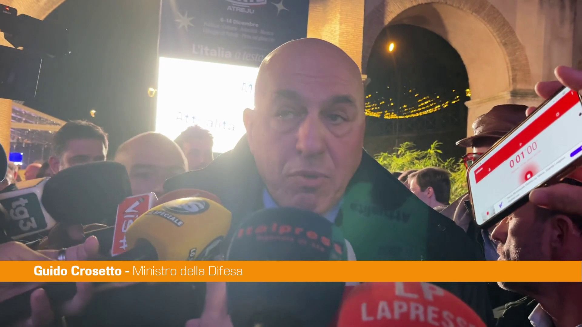 Crosetto “L’Italia tenta di creare le condizioni affinché le guerre finiscano”