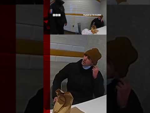 Moment Luigi Mangione is found in McDonalds in 2024. #LuigiMangione #BBCNews