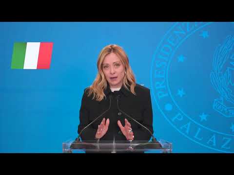 Politiche di coesione, il videomessaggio del Presidente Meloni