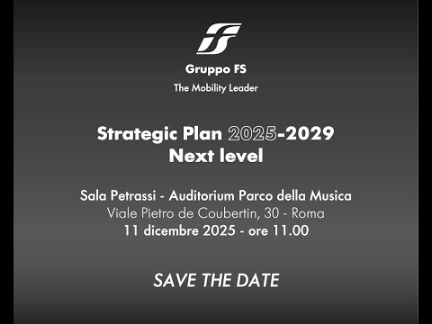 Gruppo FS: strategic plan 2025-2029