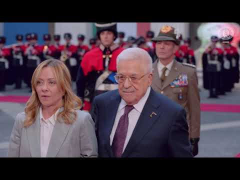 Il Presidente Meloni incontra il Presidente della Palestina