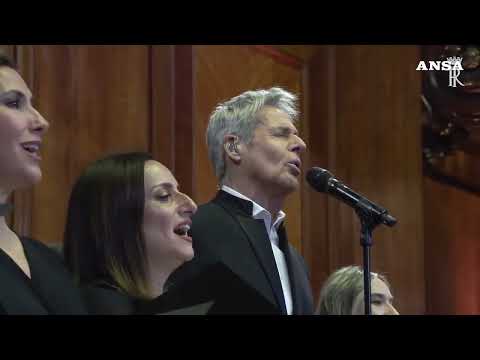 Claudio Baglioni incanta il Senato, c’e’ anche Mattarella #ansa #news