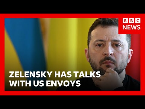 Ukraine’s President Zelensky hails ‘new ideas’ on peace after talks with US envoys | BBC News
