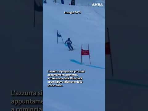 Milano Cortina, Federica Brignone torna tra i pali a Courmayeur #ansa #news