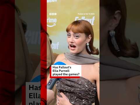 Has Ella Purnell played the Fallout games? #FalloutNewVegas #Fallout #Gaming #BBCNews