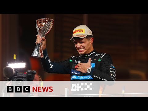 Lando Norris on his first Formula 1 world championship win | BBC News