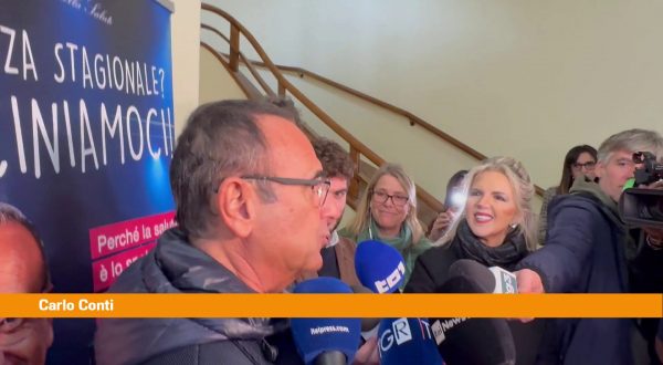 Carlo Conti “Felice di aver contribuito alla campagna antinfluenzale”