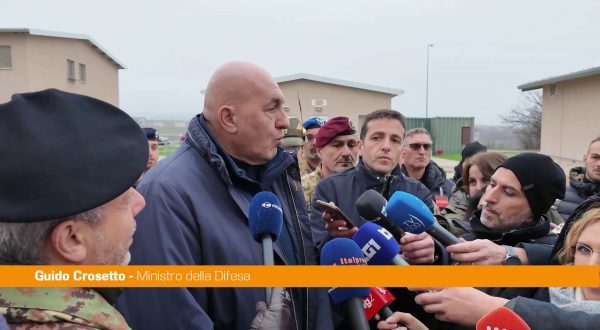 Difesa, Crosetto “L’Europa è in ritardo, deve correre”