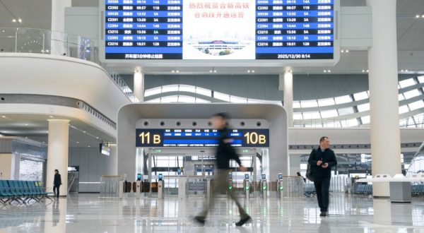 Treni passeggeri, in Cina nel 2025 hanno fatto 4,5 mld di viaggi