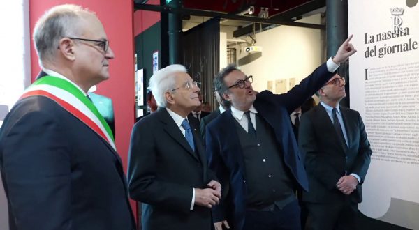 Mattarella all’inaugurazione della mostra de “La Repubblica” per i 50 anni
