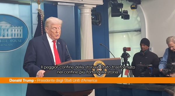 Usa, Trump “Azzerata l’immigrazione illegale”