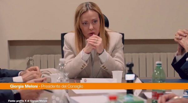 Niscemi, Meloni “Priorità dare risposte ai 1500 sfollati”