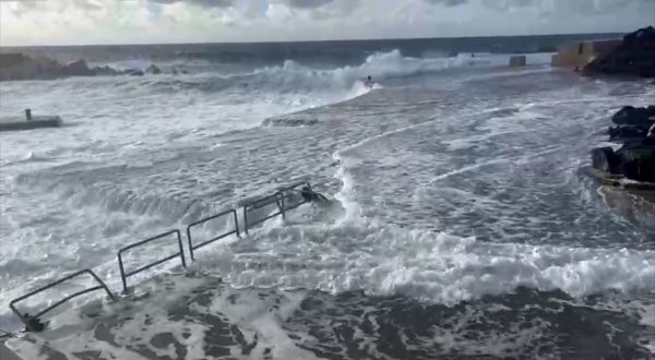 Linosa, dopo il ciclone Harry solo distruzione