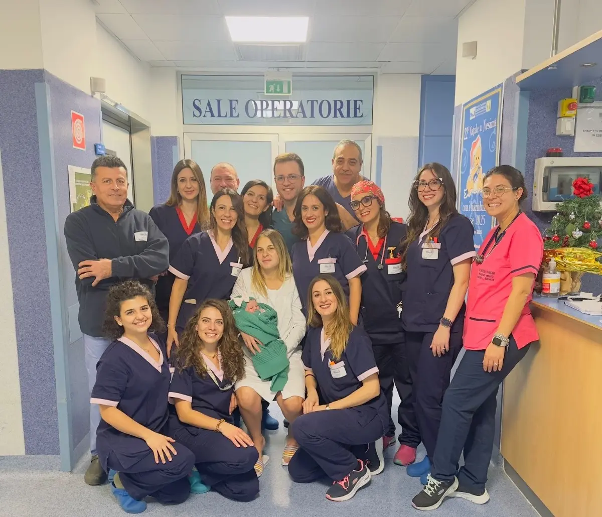 La piccola Zhoe è la prima nata del 2026 all’Ospedale di Nesima a Catania