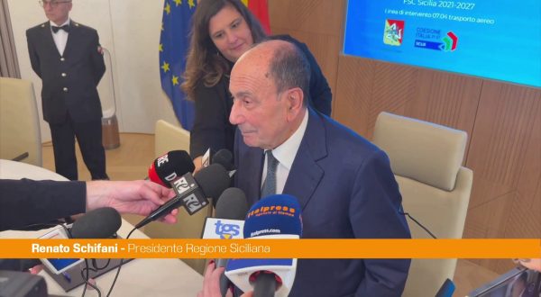 Schifani “13,8 milioni per aeroporto di Trapani, scalo all’avanguardia”