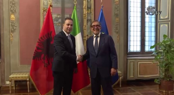 La Russa riceve al Senato il presidente del Parlamento dell’Albania Peleshi