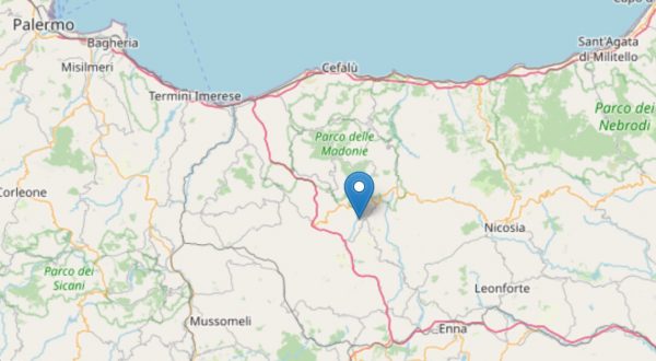 Scossa di terremoto nel Palermitano, sisma di magnitudo 3.1 a Blufi
