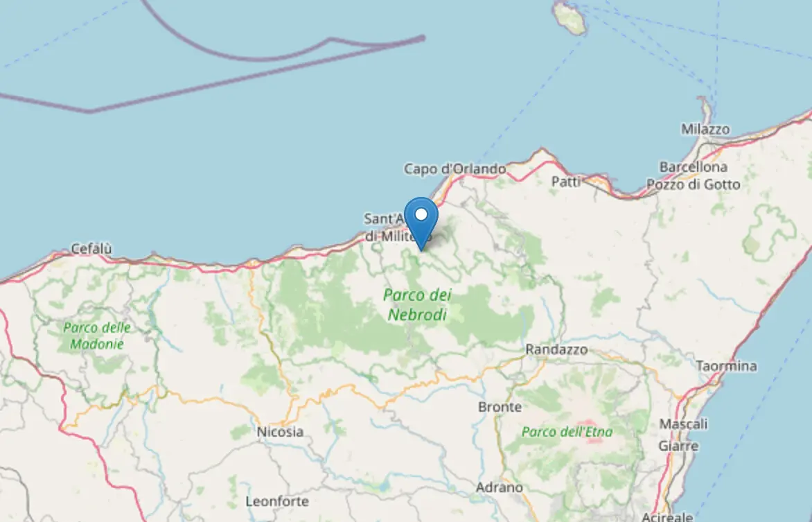 Prosegue lo sciame sismico nel Messinese, nella notte scossa di magnitudo 3.6