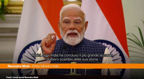 Modi “Con l’Ue il più grande accordo di libero scambio della storia indiana”