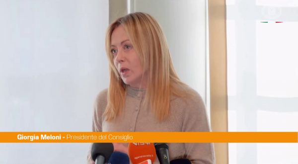 Iran, Meloni “Lavoriamo per una de-escalation, solidarietà a chi manifesta”