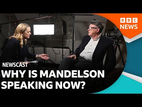 Laura Kuenssberg on her interview with Peter Mandelson | BBC Newscast