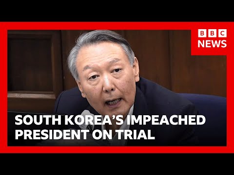 South Korea’s impeached president found guilty in first of four trials | BBC News