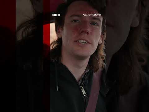 The car was built from two old Chrysler vehicles, one from Canada, the other from the US. #BBCNews