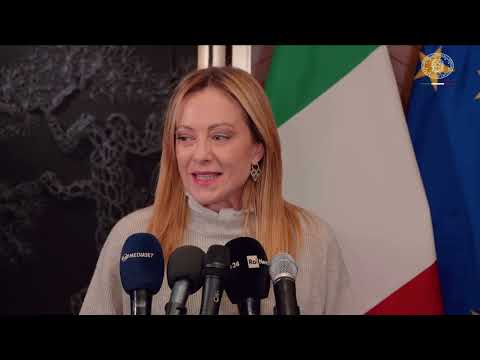 Groenlandia, il punto stampa del Presidente Meloni