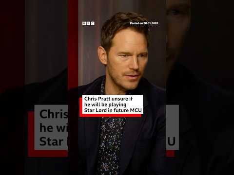 Chris Pratt unsure if he’ll be Star Lord in new MCU movies. #ChrisPratt #Marvel #BBCNews