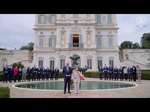 Vertice intergovernativo Italia – Germania, la foto di famiglia