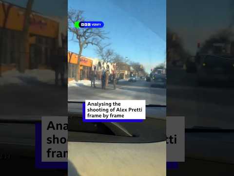 Analysing the shooting of Alex Pretti frame by frame. #Minneapolis #BBCNews