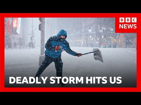 LIVE: Deadly winter storm hits US | BBC News