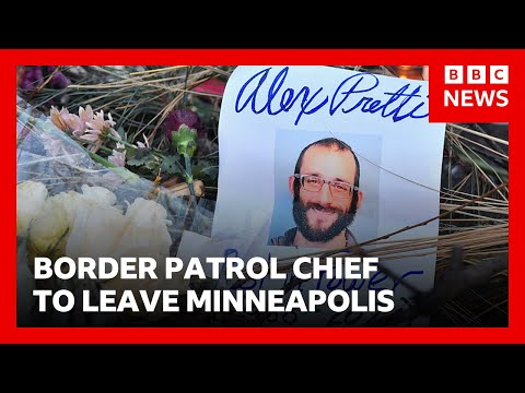 US Border Patrol chief and some agents to leave Minneapolis after shooting | BBC News