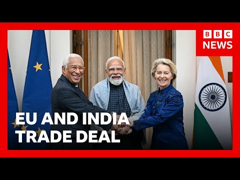 India and EU announce landmark trade deal | BBC News