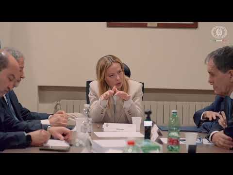 Maltempo in Sicilia, l’intervento del Presidente Meloni alla Capitaneria di Porto a Catania